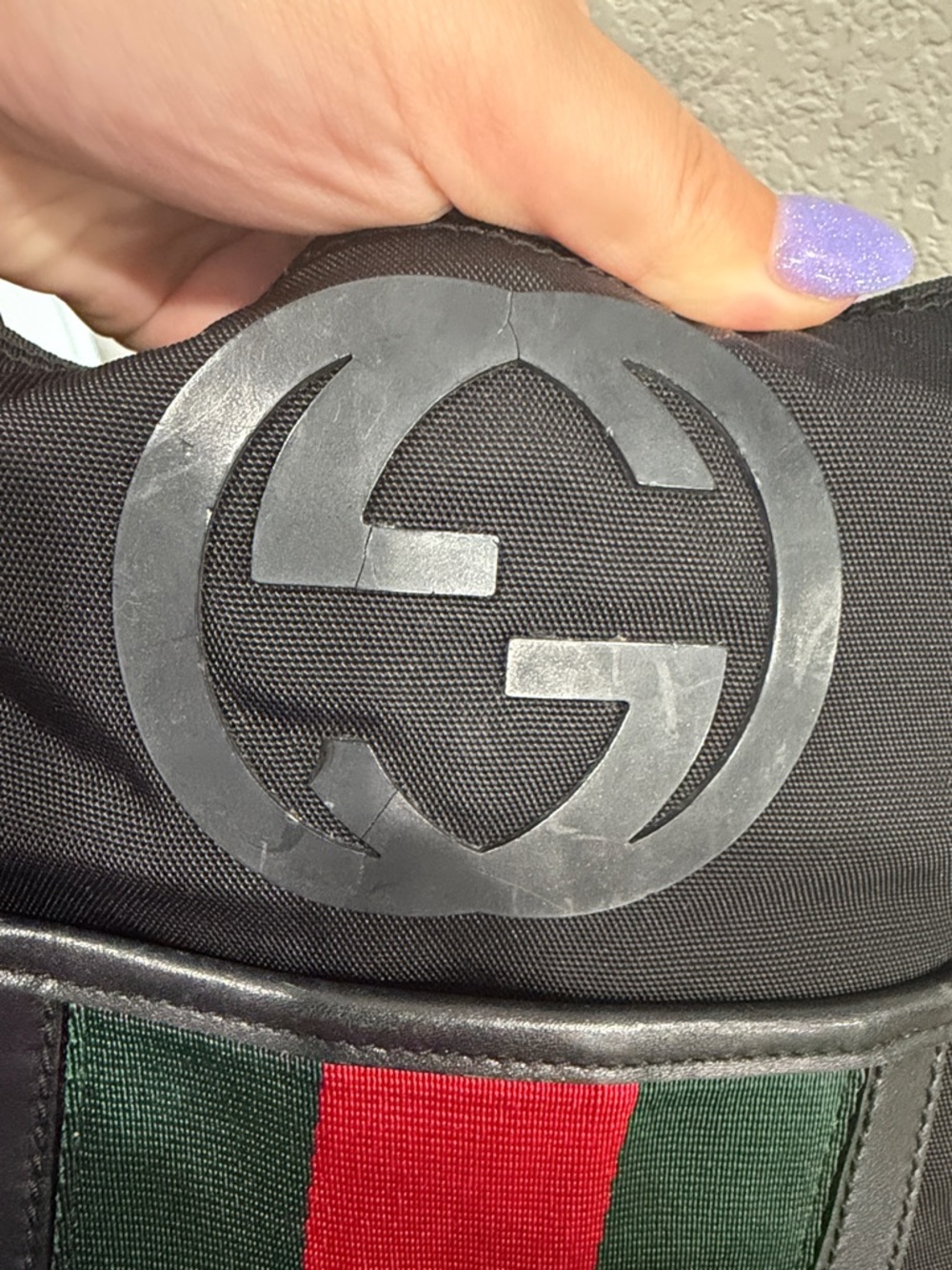 Gucci Black Nylon Messenger Bag - Picture 14 of 14